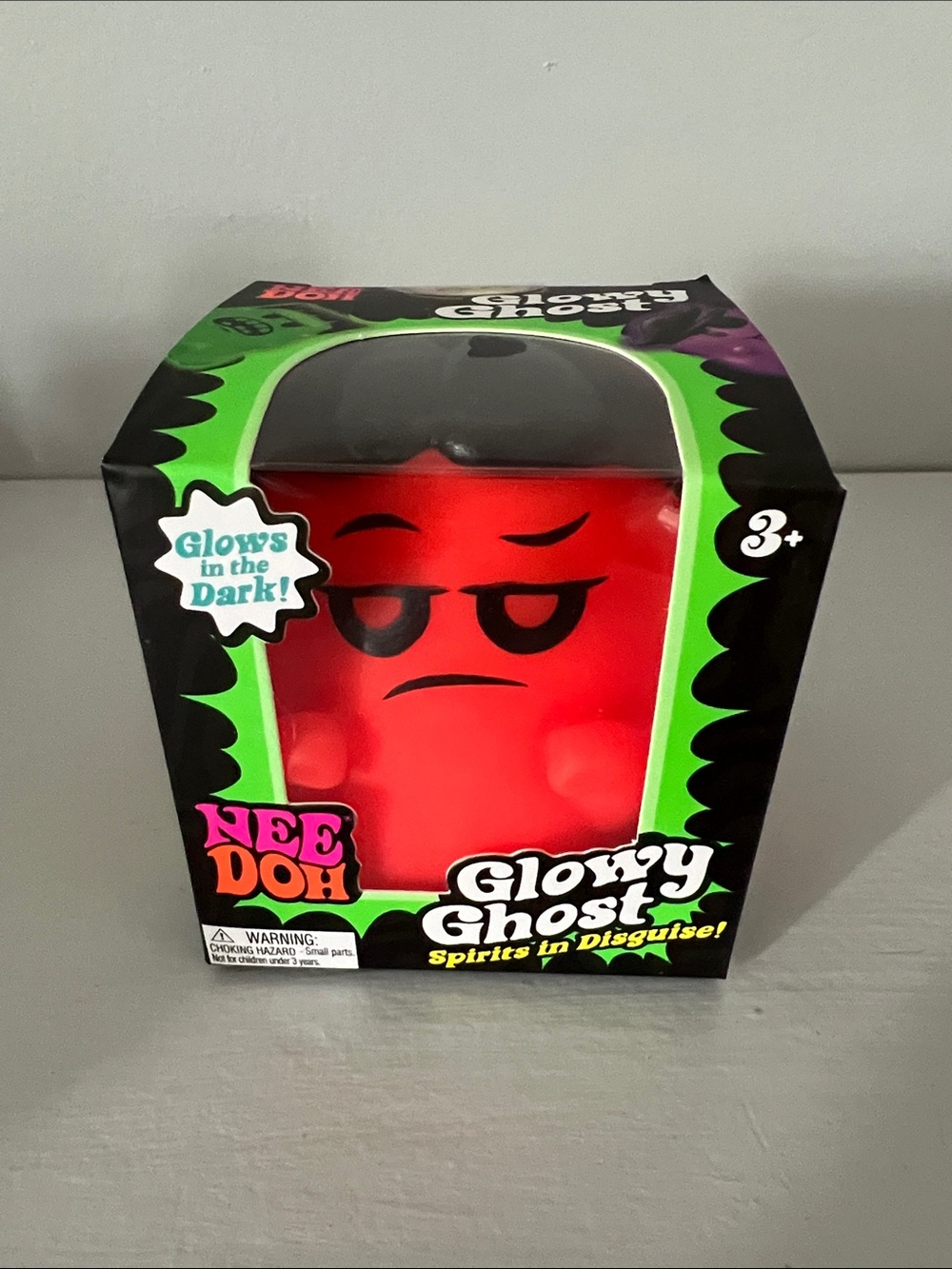 Nee doh Glowy Ghost orange - Glows in the Dark